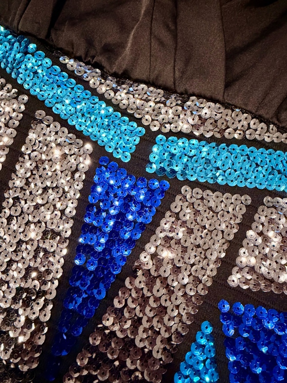 WOW couture Black Sequin Bodycon Style Cocktail Dress. H - Picture 6 of 12